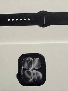 Apple Black Watch Band with Matching Black Earbuds Case